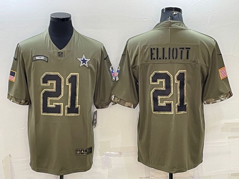 Men Dallas Cowboys #21 Elliott Green 2022 Nike Limited Vapor Untouchable NFL Jersey->dallas cowboys->NFL Jersey